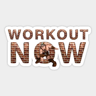 Workout Now Sticker